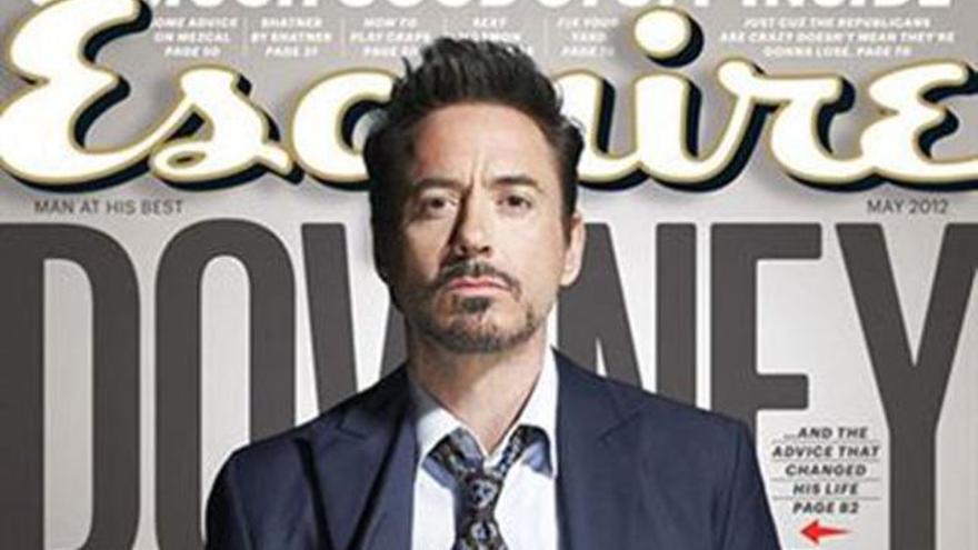 Robert Downey Jr. en la portada de Esquire.