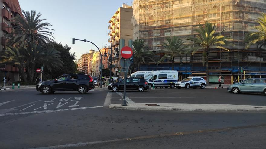 Dos heridos en un atropello en la calle Padre Ferris de València