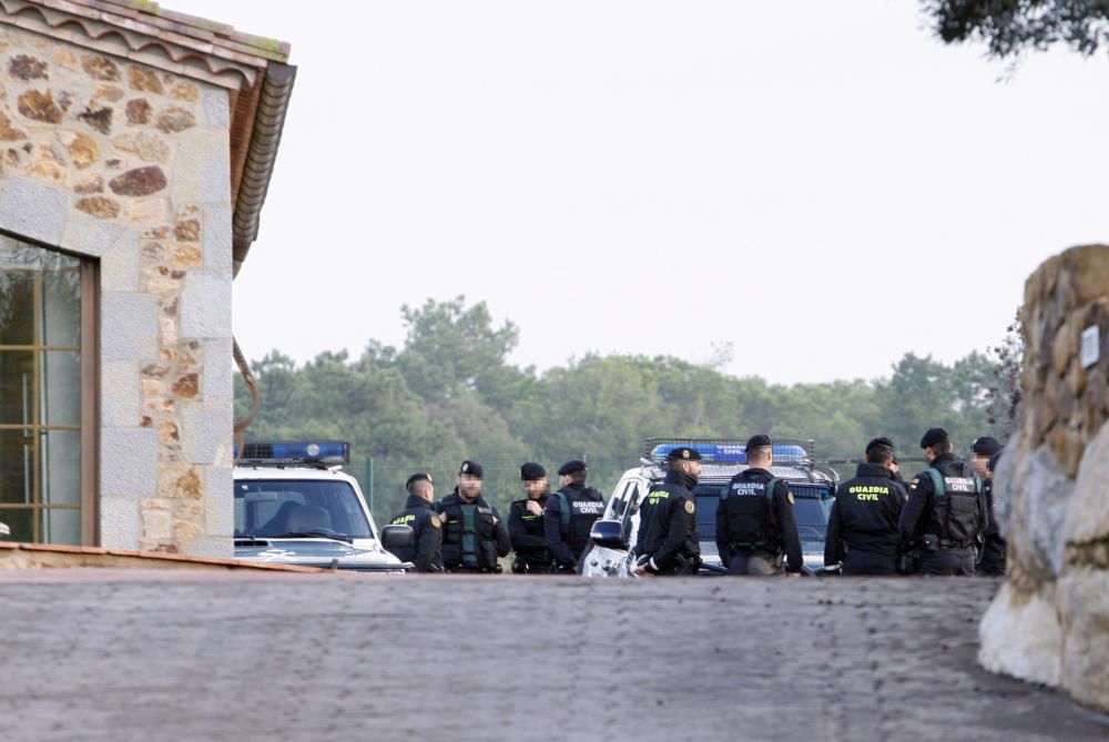 Macrooperatiu contra el tràfic de marihuana i el blanqueig de capitals - Maçanet de la Selva