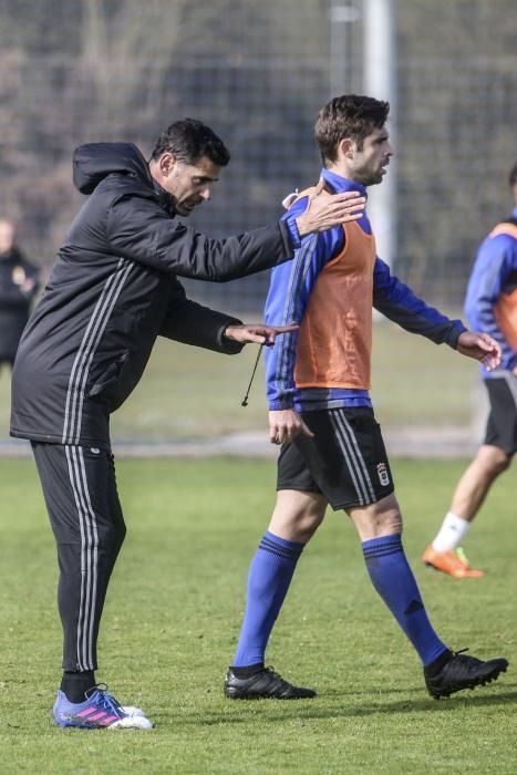 Entrenamiento del Real Oviedo,.