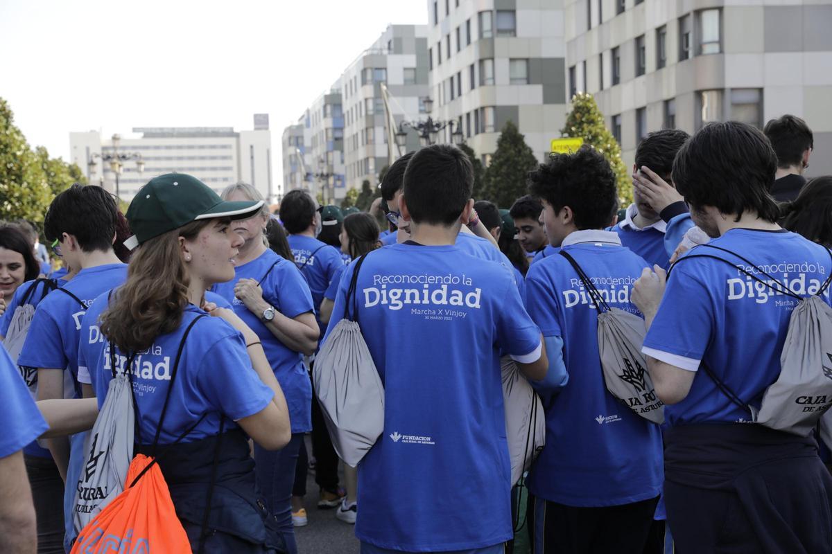 Marcha por la dignidad de la Fundación Vinjoy