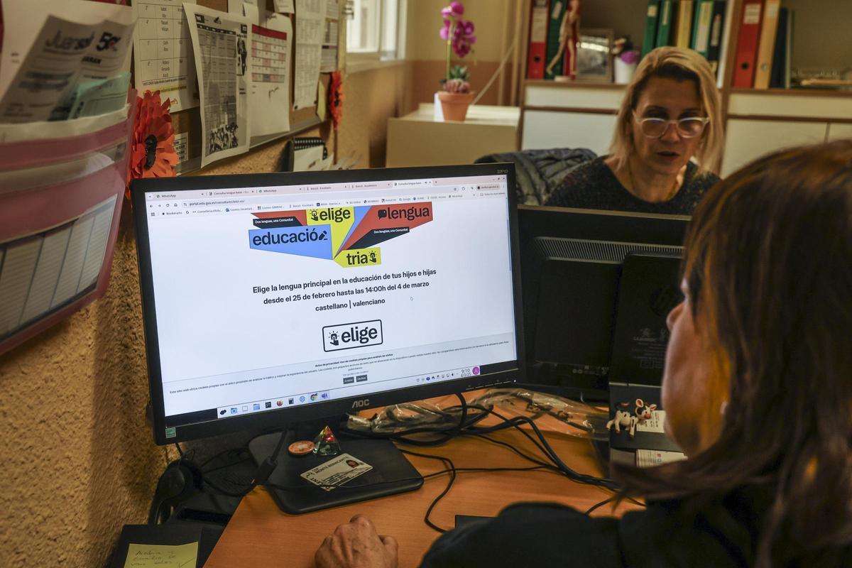 La web para votar en la consulta de la lengua