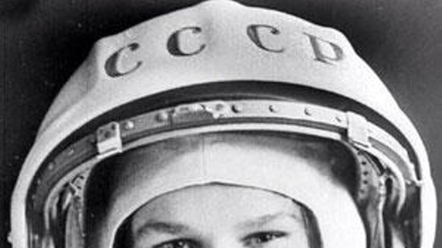 La astronauta rusa Valentina Tereshkova.