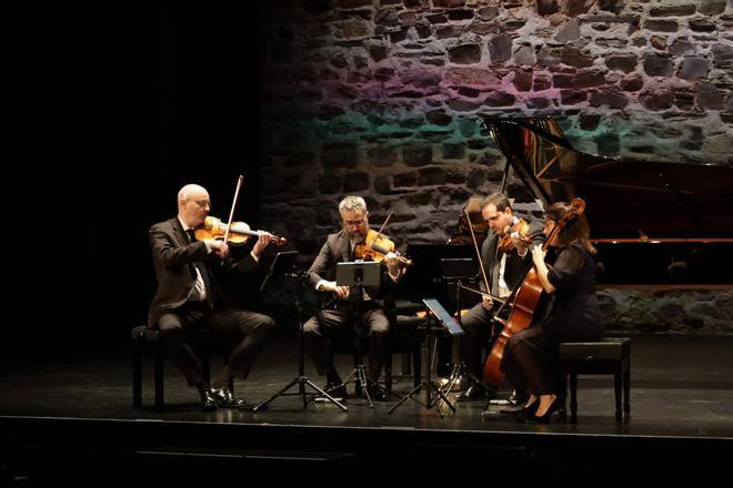 El cuarteto Quiroga corona en Cáceres al Atrium Musicae