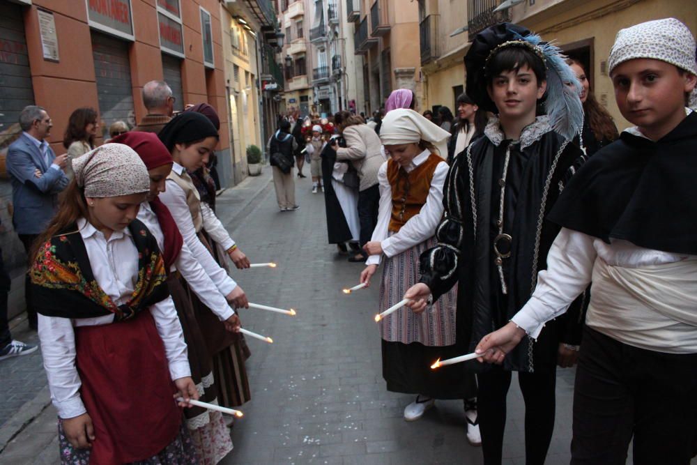 Procesión del Altar del Carmen. Los niños del "miracle.