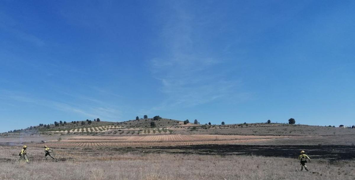 Incendio de Yecla del Lunes Santo.