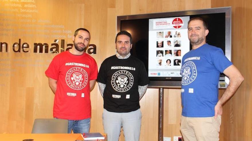 Cabello, Florido e Iglesias, ayer en la presentación.