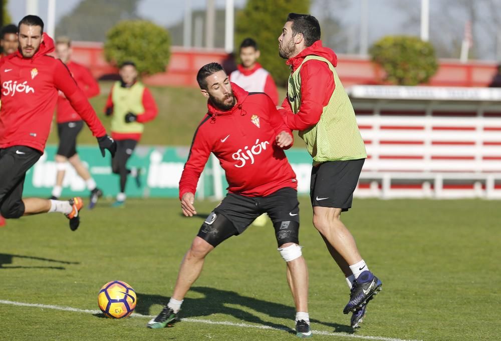 Entrenamiento del Sporting