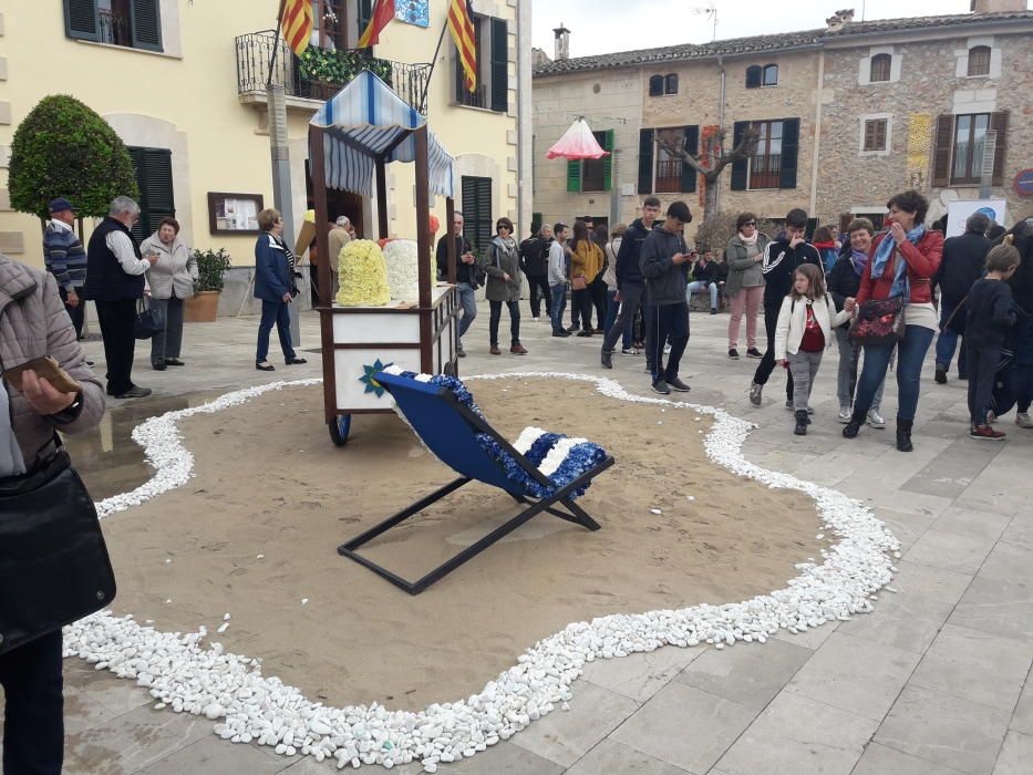 Verregnetes Blumenfest in Costitx