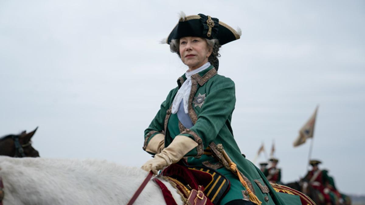 Helen Mirren en una de las escenas de 'Catalina la Grande'