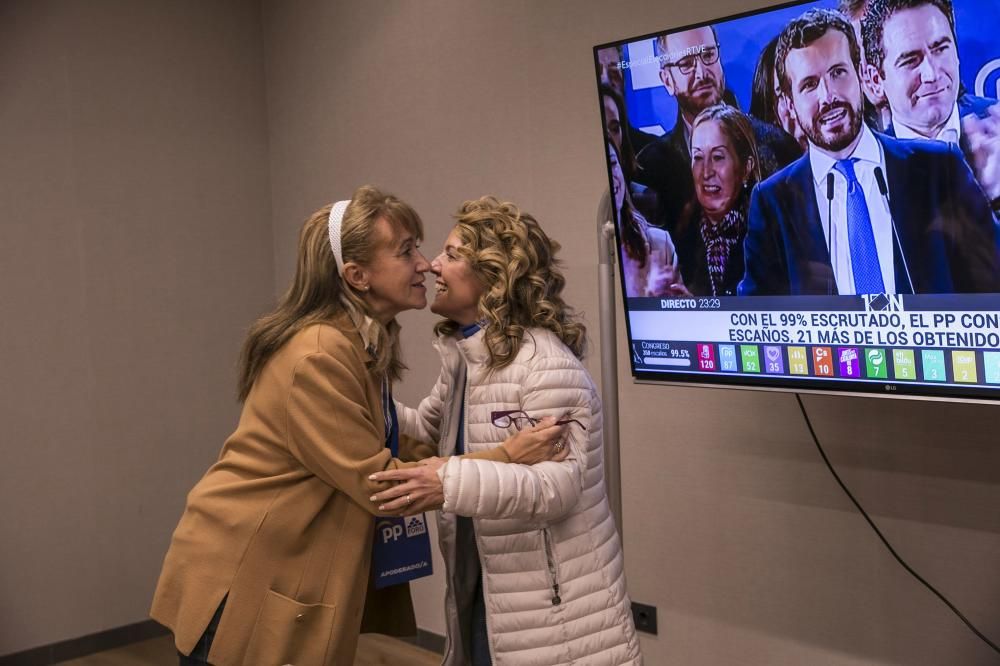 Noche electoral del PP en Asturias.