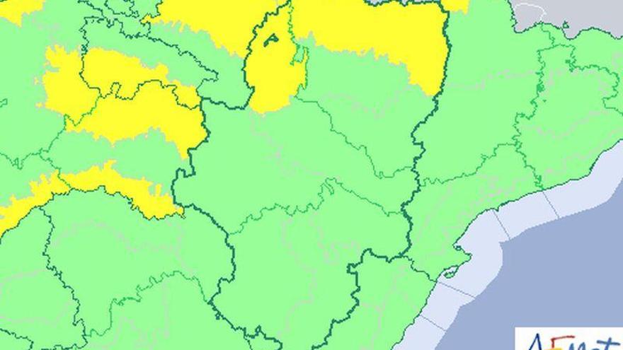 Se mantiene hoy la alerta amarilla por nieve en el Pirineo oscense y las Cinco Villas