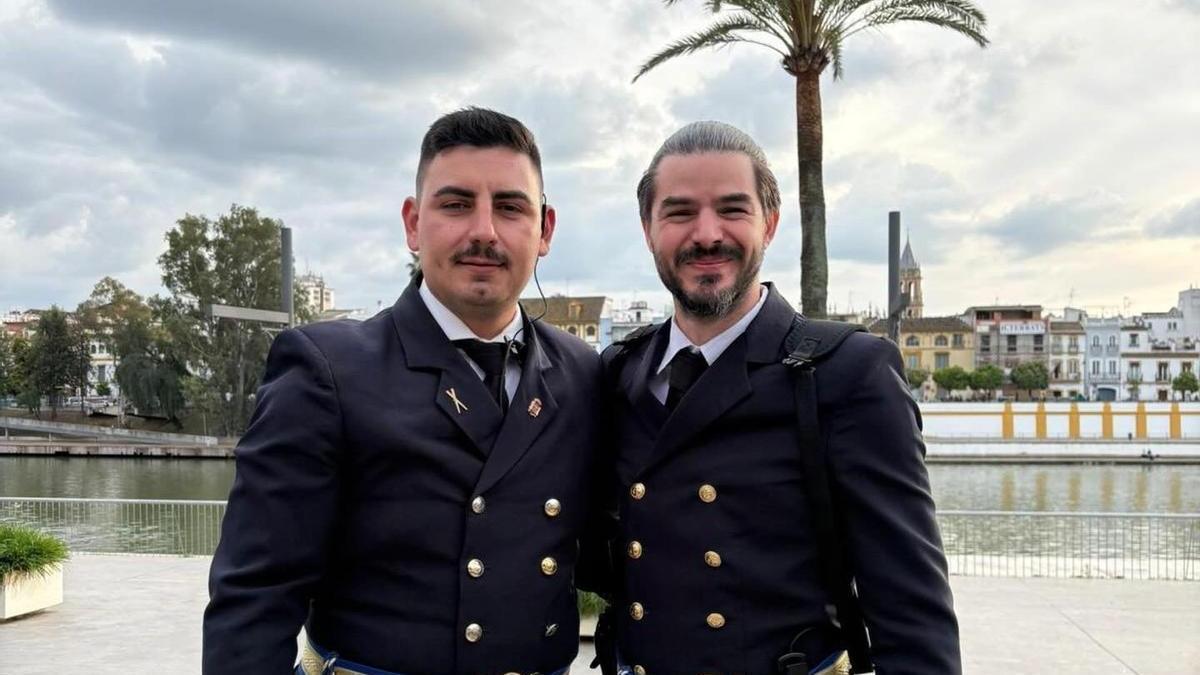 Miguel Ángel Maqueda junto a Jesús Hermoso Gil.