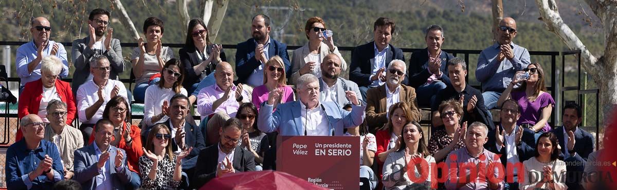 Presentación de José Vélez como candidato del PSOE a la presidencia de la Comunidad