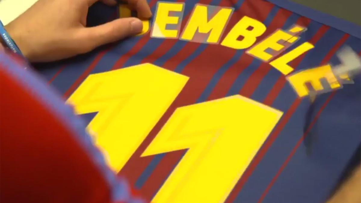 Dembélé lucirá el 11 en el FC Barcelona