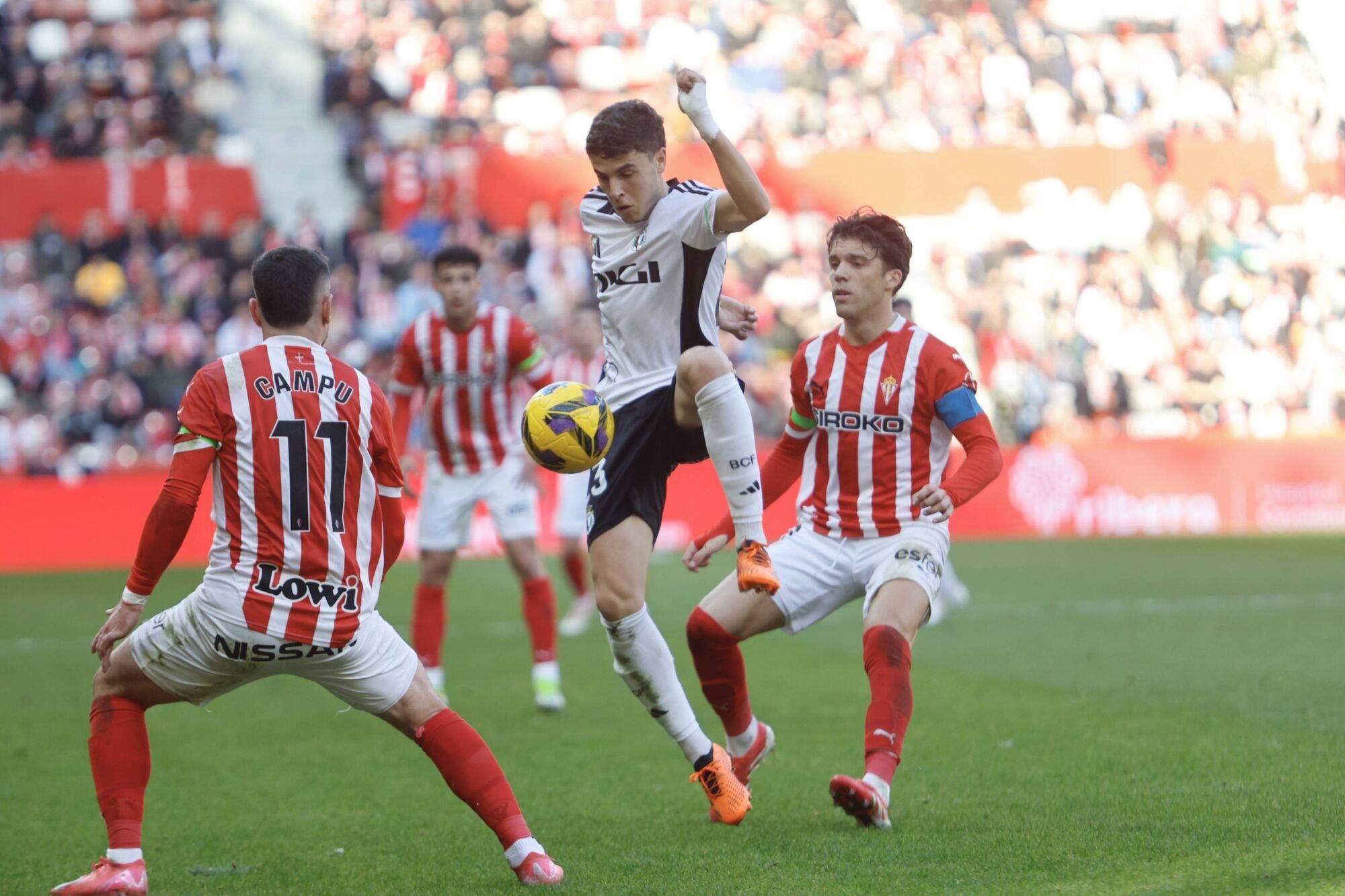 EN IMÁGENES: Así fue el partido entre el Sporting y el Burgos
