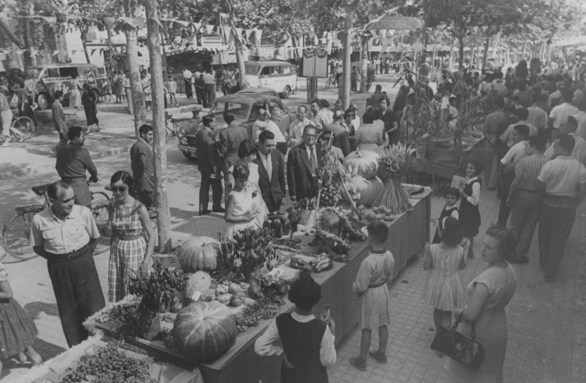 Fira de setembre del 1958 a Igualada