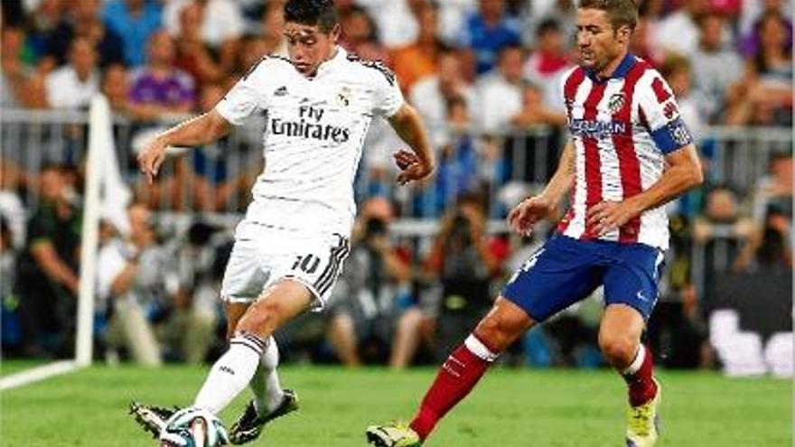 James Rodríguez va ser l&#039;autor del gol del Madrid en el partit d&#039;ahir al Bernabéu.