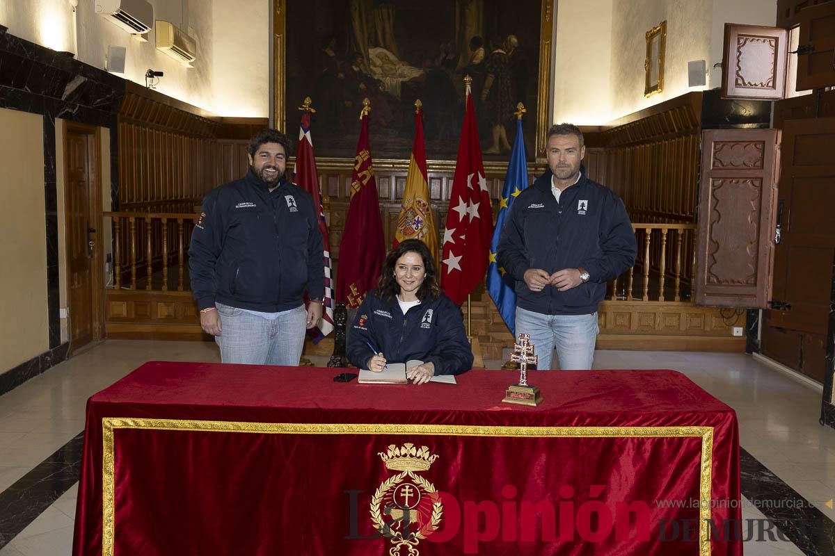 Así ha sido la visita de Isabel Díaz Ayuso a Caravaca de la Cruz