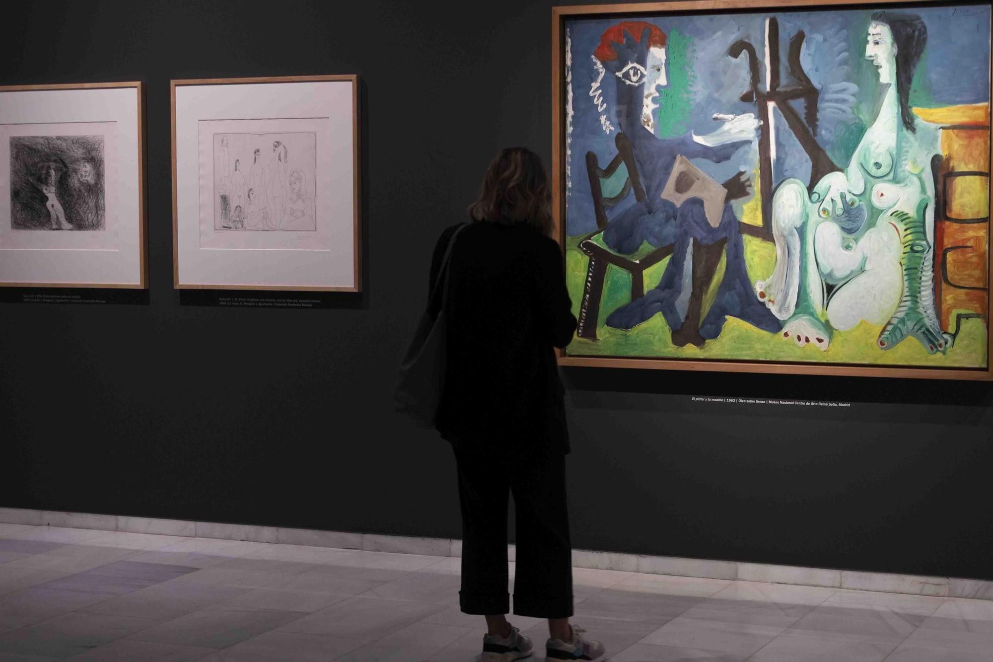 Picasso y la modelo
