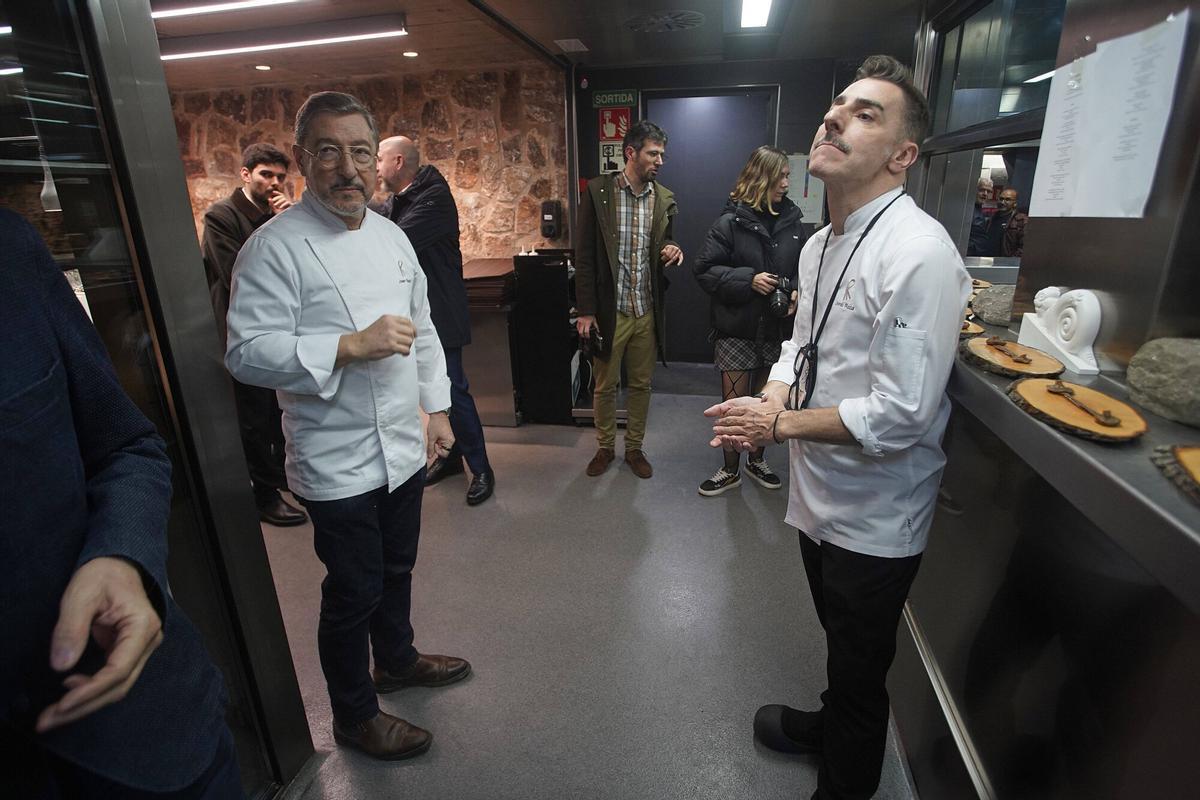 Les imatges del sopar dels restaurants gironins amb estrella Michelin a l'Esperit Roca