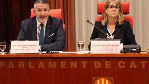 El conseller de Empresa, Miquel Sàmper, en comissió.