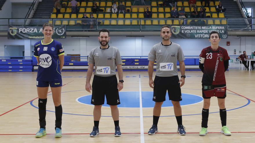 Miguel Soria y David Monjo debutan como árbitros europeos