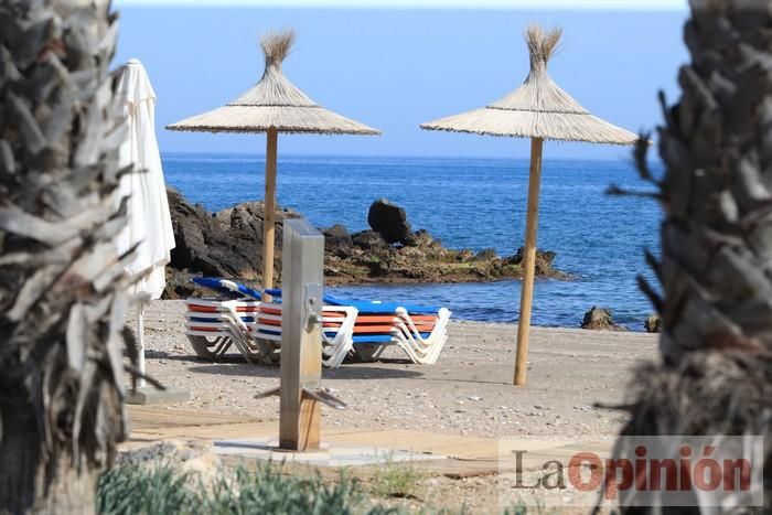 Primer día de paseos al aire libre en Mazarrón