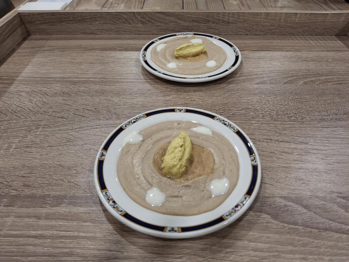 Pollastre al curri inspira en una recepta de Ferran Adrià