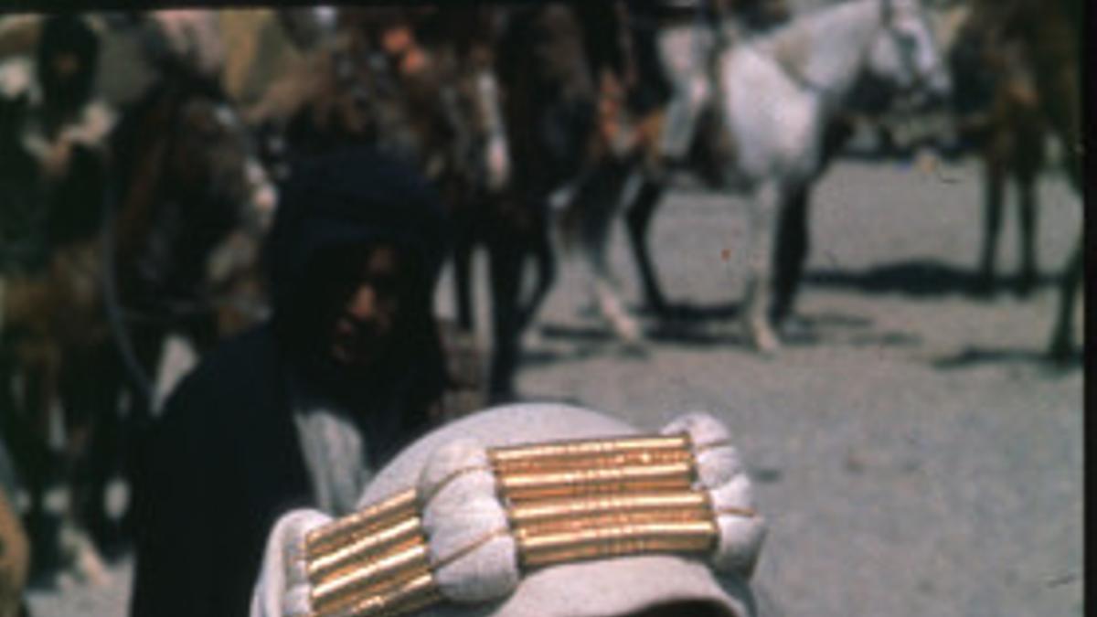 Peter O'Toole, en su papel de coronel T.E. Lawrence en el filme 'Lawrence de Arabia'.