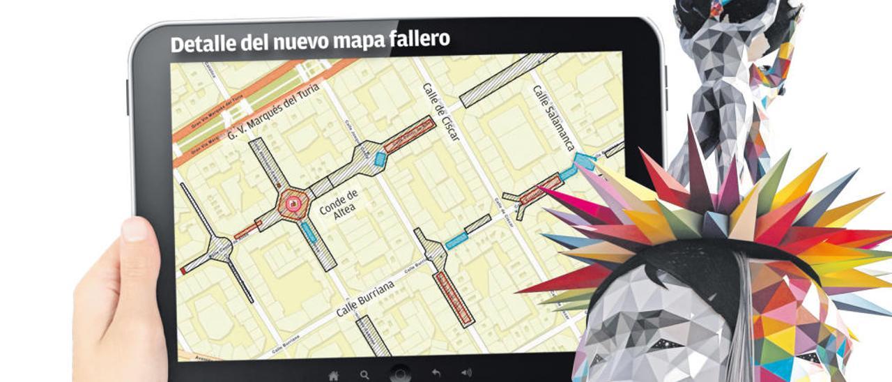 Todas las fallas en un mapa