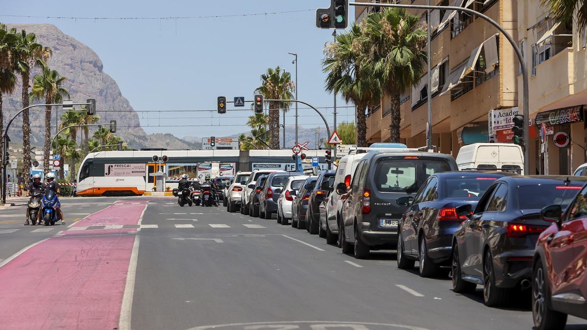 La avenida Beniardà de Benidorm donde se ejecutarán las obras.