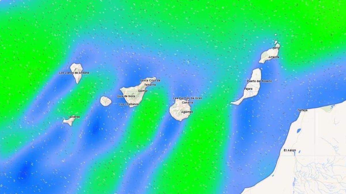 Mapa del tiempo.