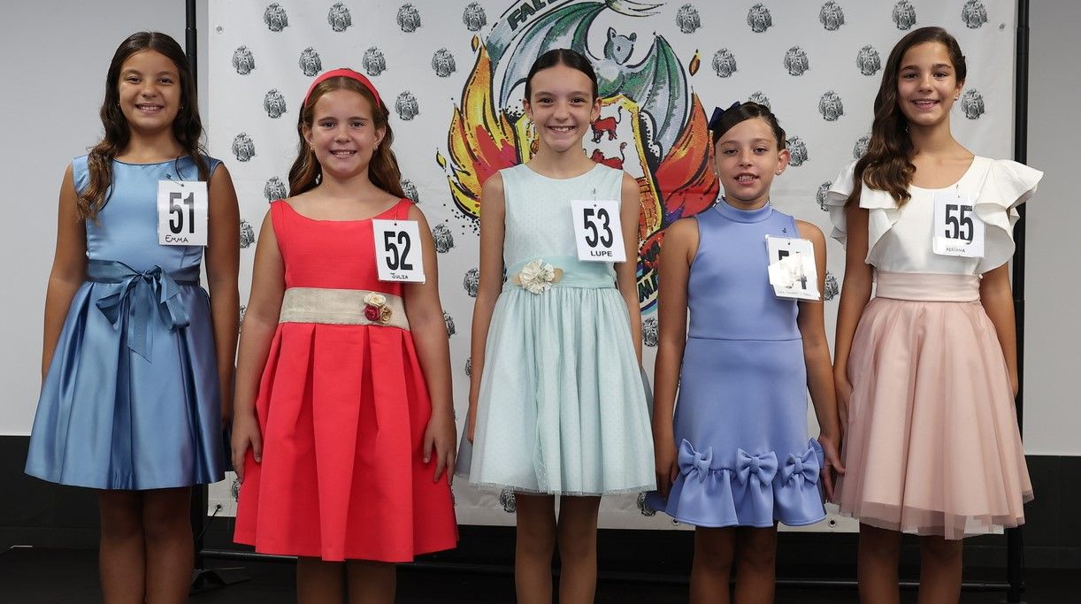 Emma Gomez Ballester (Borrull-Turia), Julia Cortes Gimeno (Fernando el Catolico-Erudito Orellana), Lupe Jimenez Manjon (Visitacio-Oriola), Lola Chisbert Saez (Grup de Peixcadors del Perellonet), Adriana Piera Barrado (Carcagente-Compromiso de Caspe)