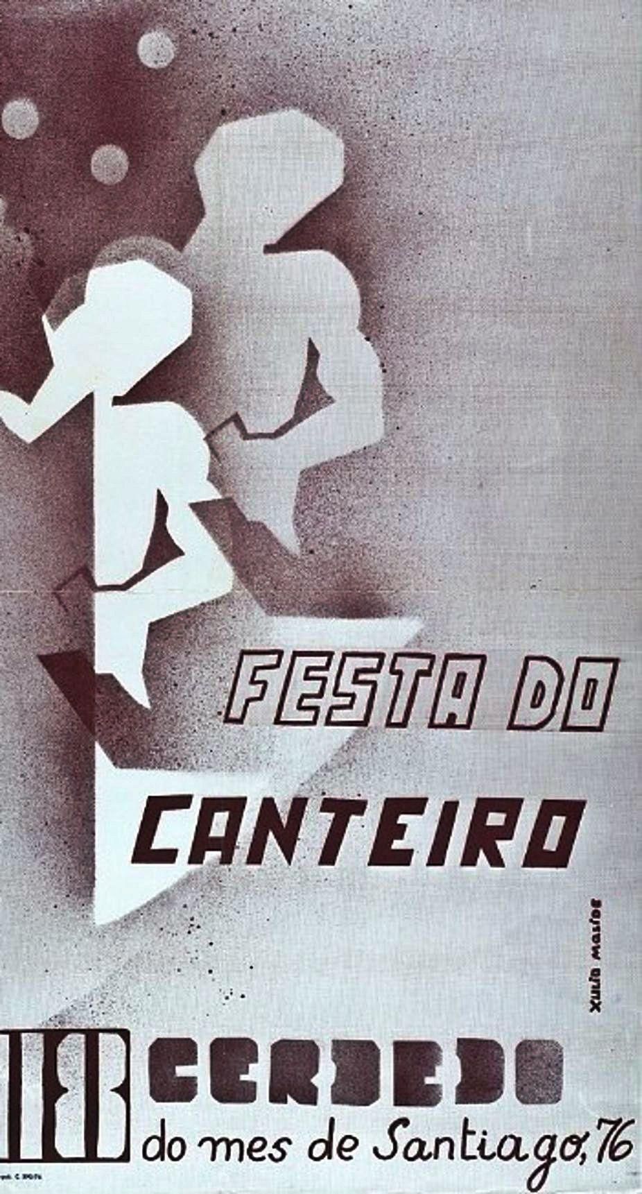 Cartel da Festa do Canteiro do ano 1976 (Xulio Maside)