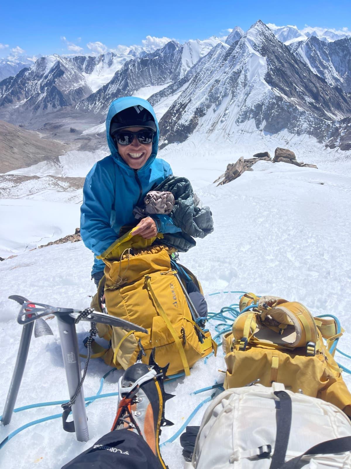 Uno de los momentos durante la subida al Himalaya