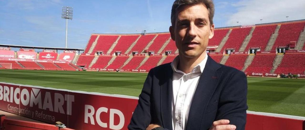 Alfonso Díaz, CEO del Real Mallorca, en Son Moix.