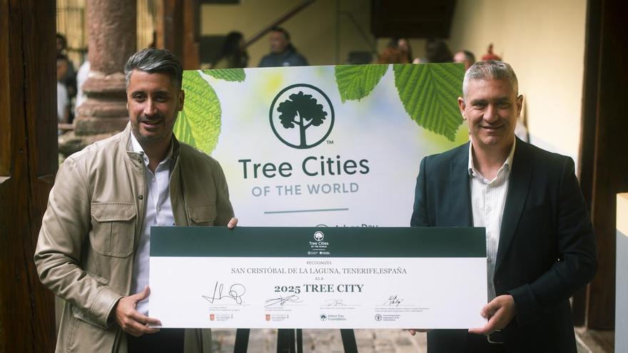 La Laguna revalida el reconocimiento internacional 'Tree City of the World' de la ONU y la Arbor Day Foundation