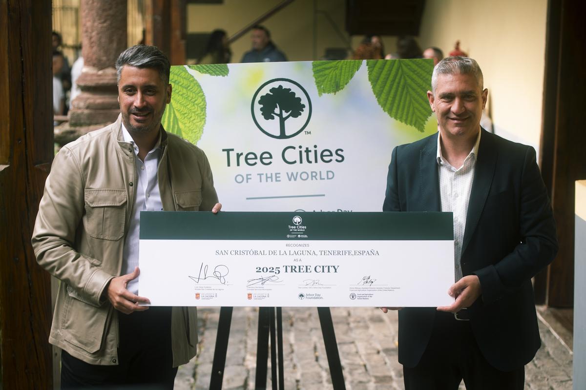La Laguna revalida un año más el 'Tree City of the World'.