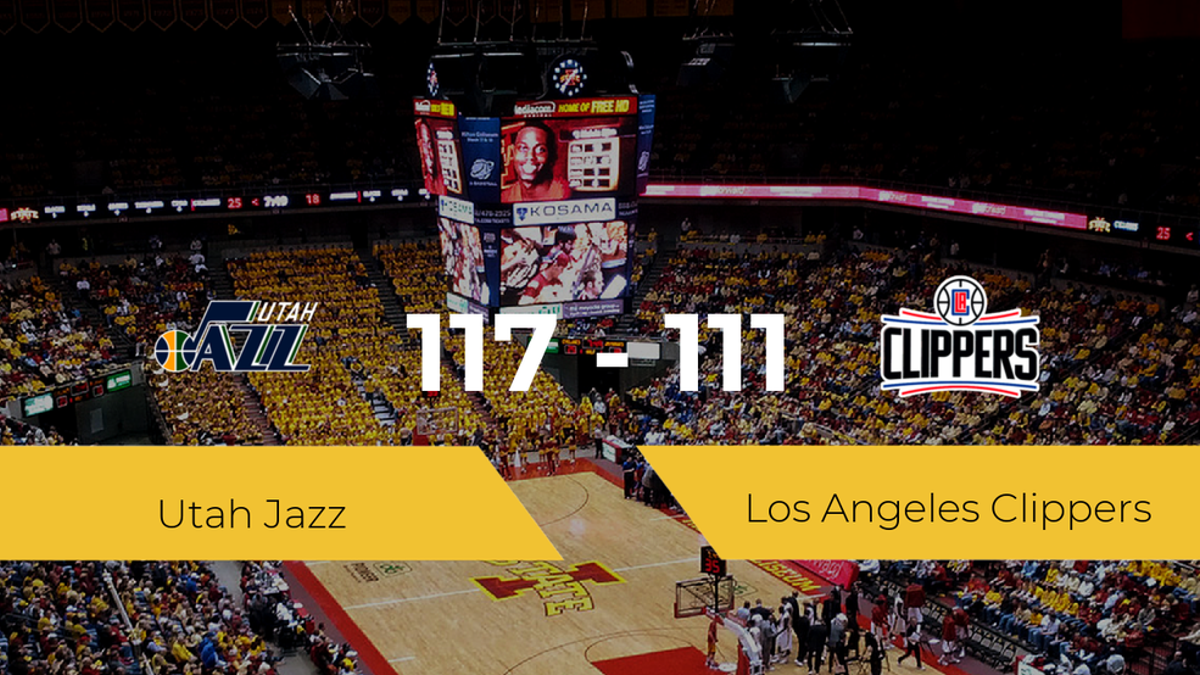 Utah Jazz se impone a Los Angeles Clippers por 117-111