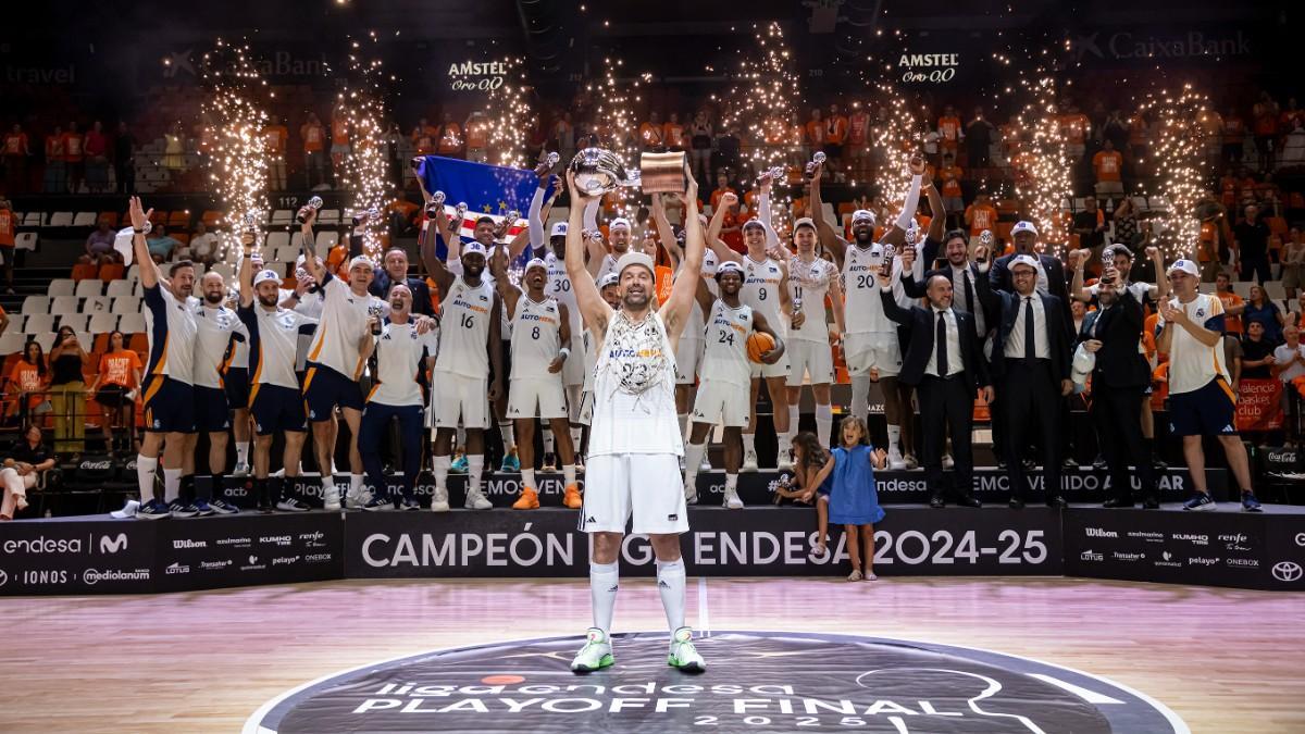 Real Madrid revalidated the title of the Endesa League
