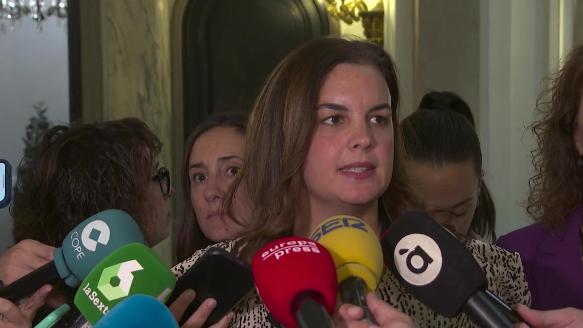 Sandra Gómez acusa a Catalá de "claudicar" ante Vox en un "reparto de sillones"