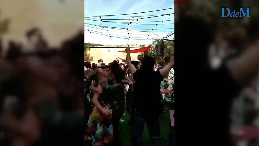 Así fue la fiesta sin restricciones en sa Possessió de Palma