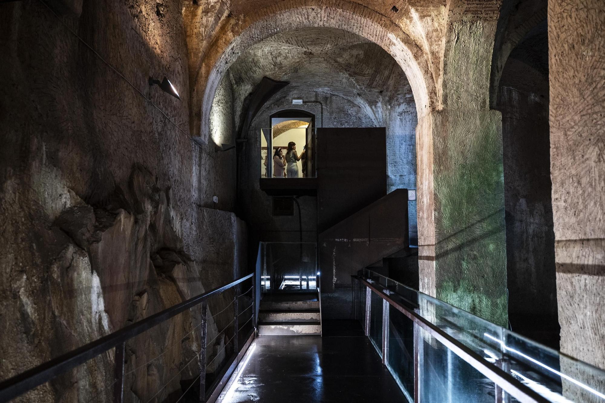 Galería | Así ha quedado el aljibe de la Preciosa Sangre de Cáceres