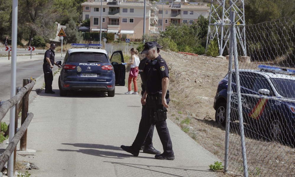 Hallan el cadáver de un joven carbonizado en Palma