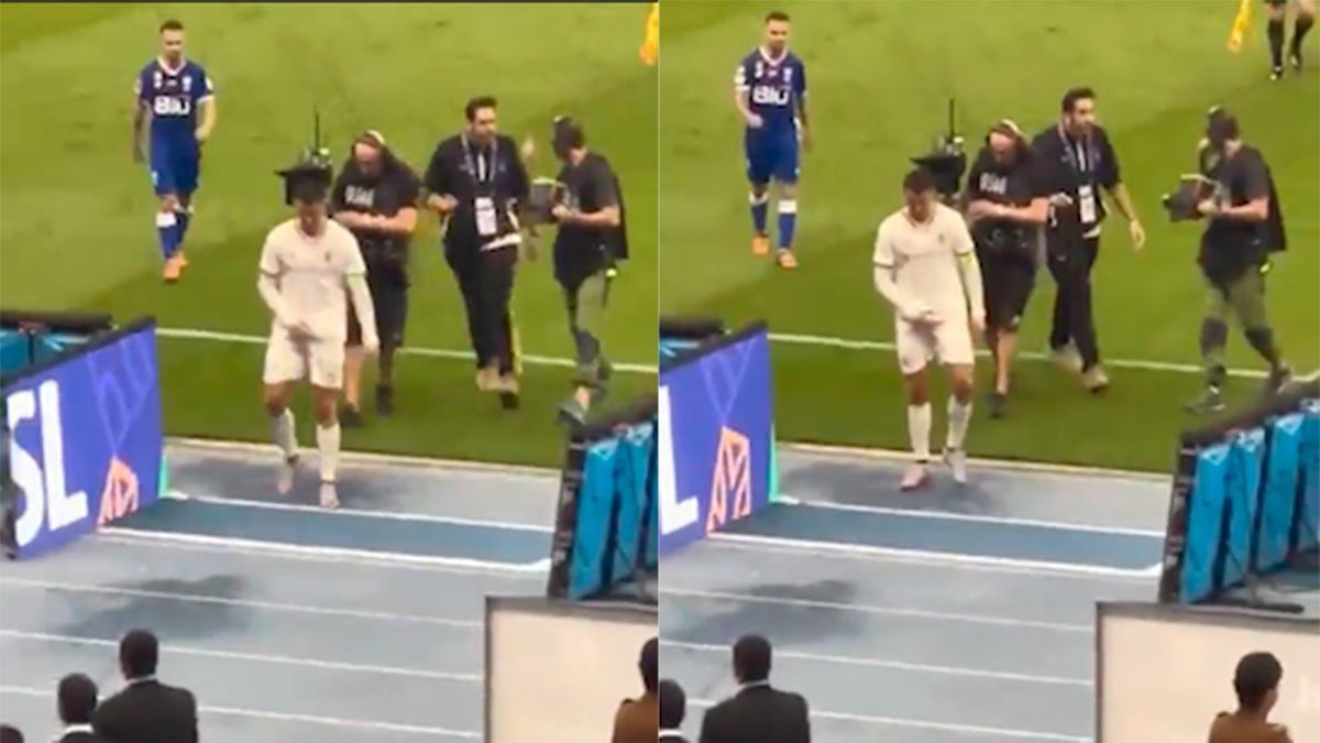 ¡No lo soporta! Cristiano vuelve a reaccionar de la peor manera tras los gritos de la grada a favor de Messi...