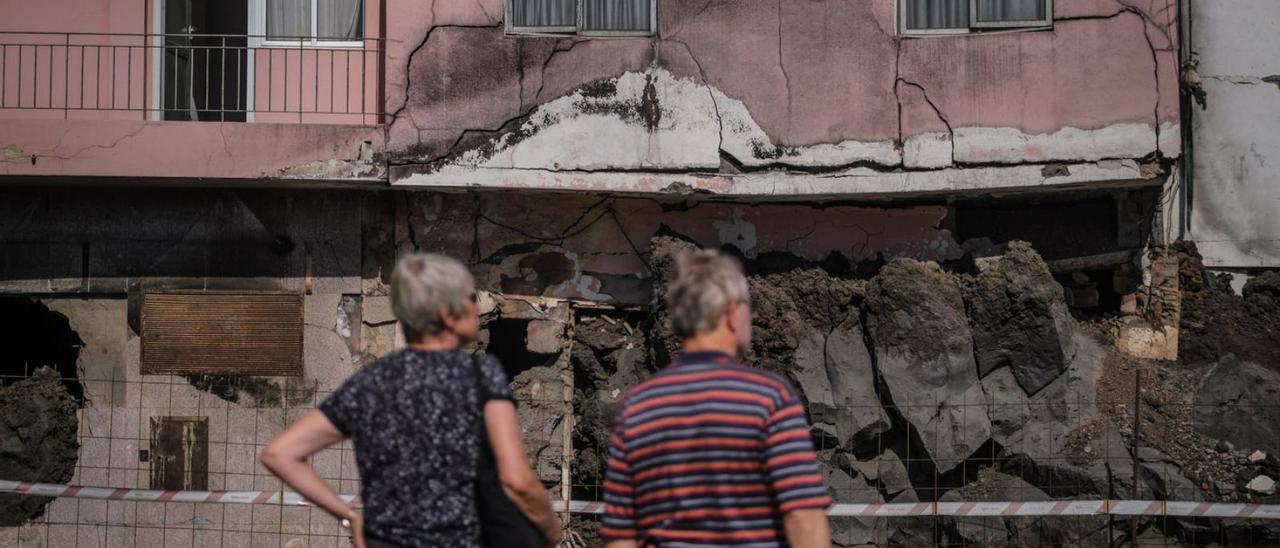 Vivienda afectada por el volcán en Los Llanos de Aridane. | | ANDRÉS GUTIÉRREZ