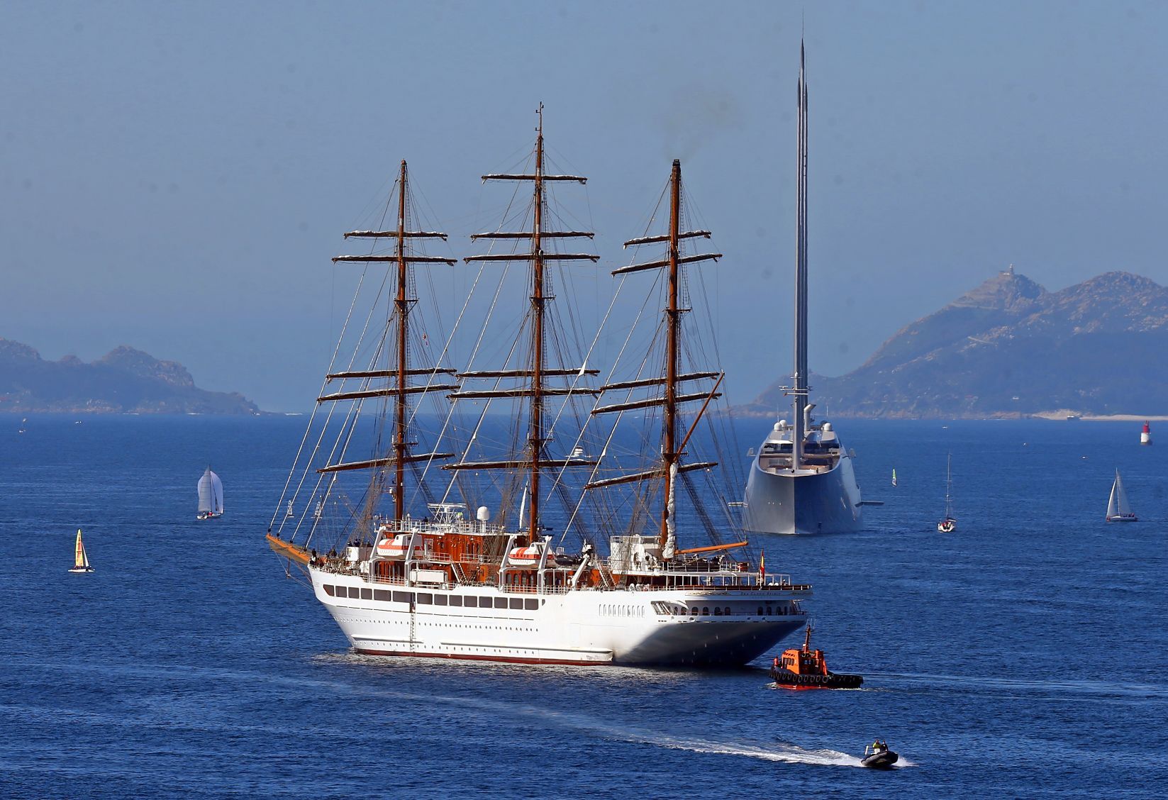 El “Sea Cloud Spirit” inicia su primera singladura