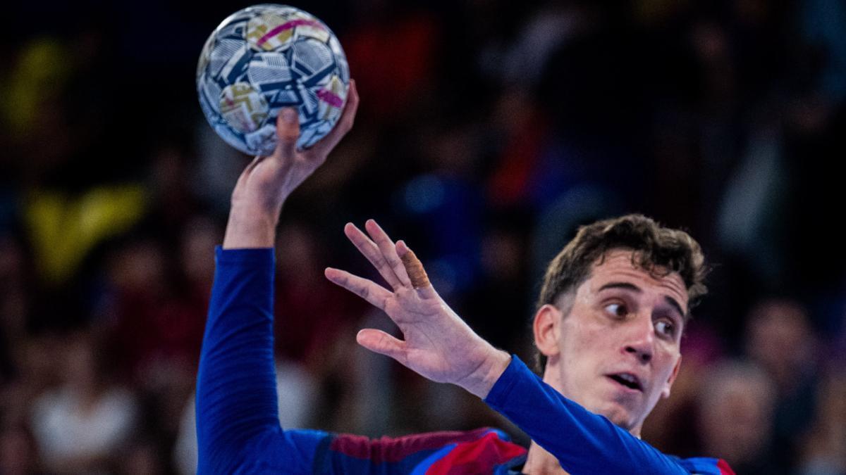 Ian Barrufet, en tareas ofensivas
