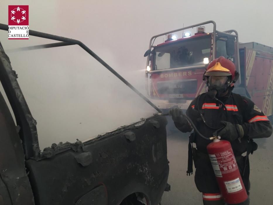 Incendio forestal en Culla